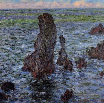 Claude Monet œuvres - Les pyramides de PortCoton Claude Monet